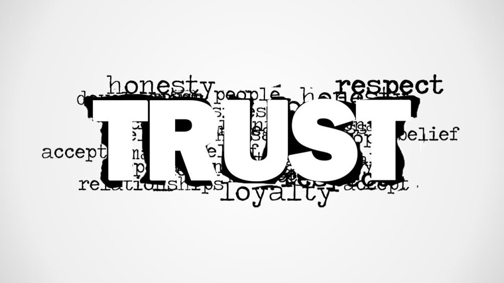 Image with trust in it